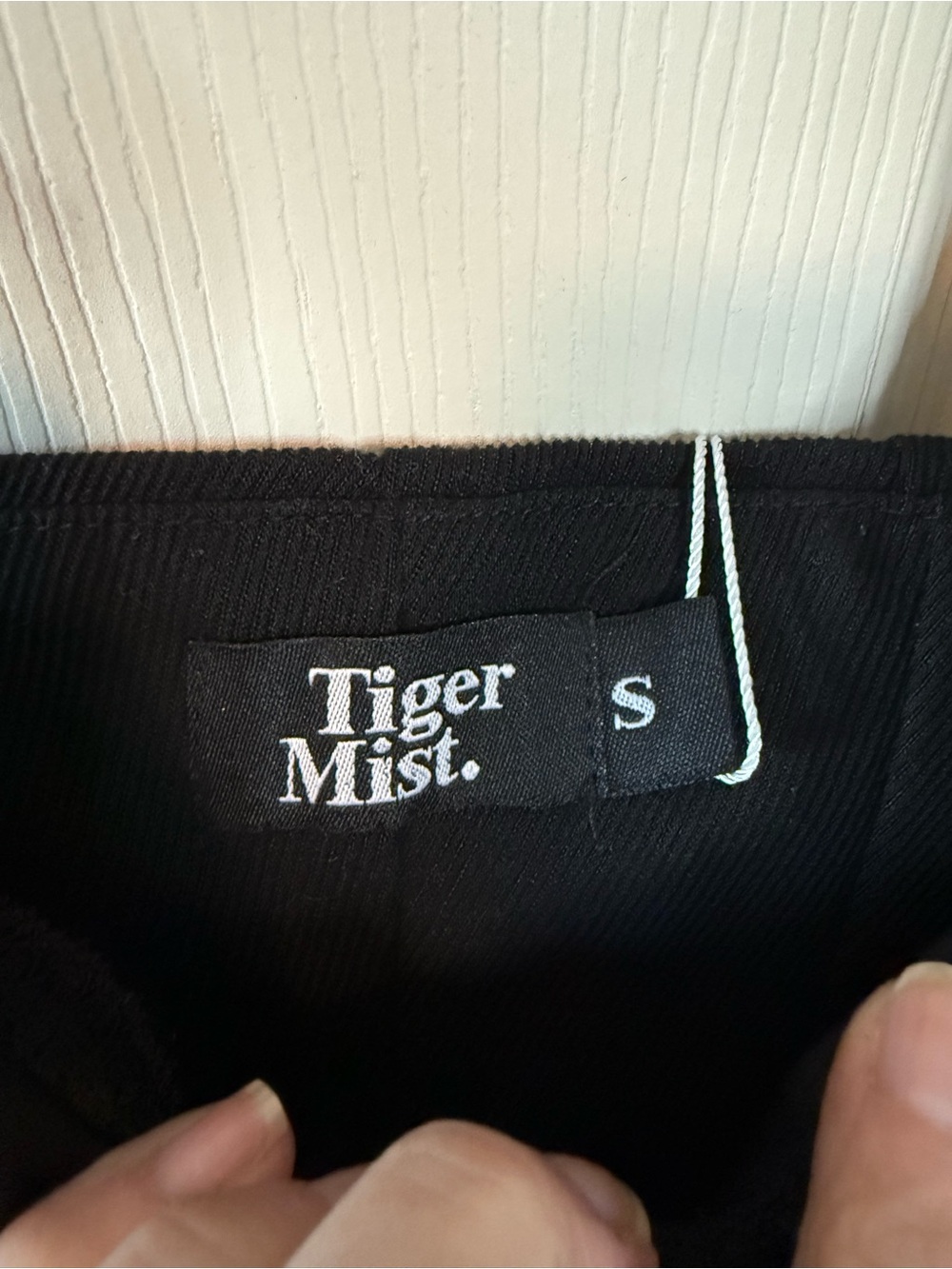 Tiger Mist Taos Mini Corset Satin Dress Black Lace-Trim Size Small - Picture 11 of 14